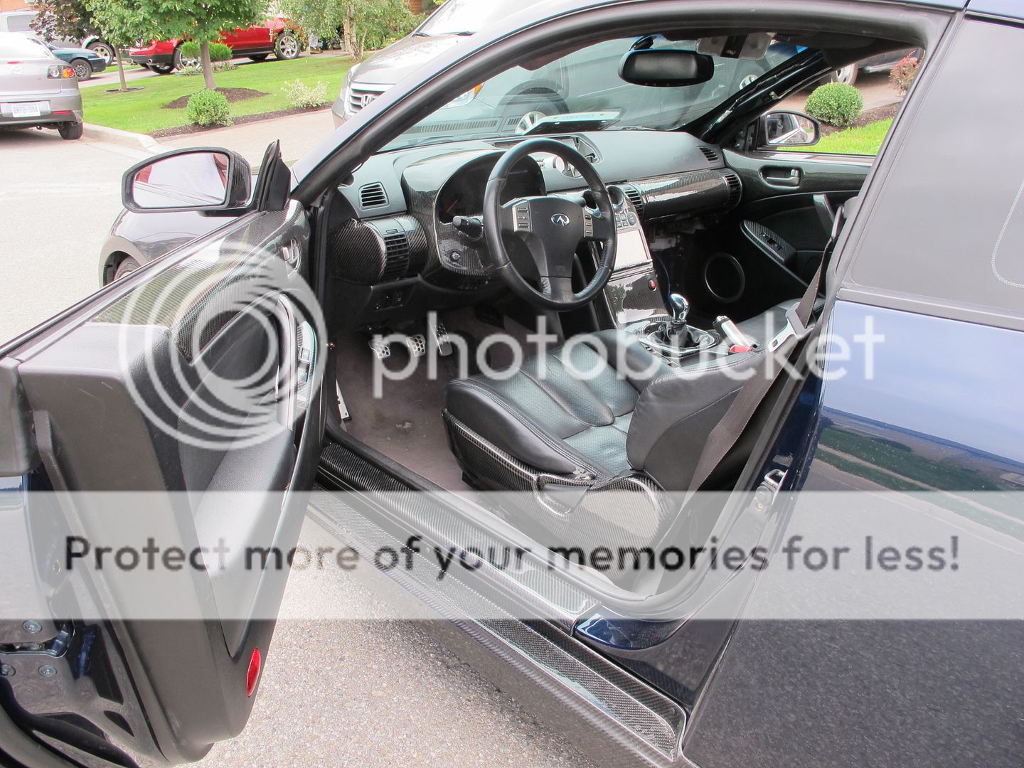 Complete Interior Carbon Fiber Wrapping Project Infiniti G35